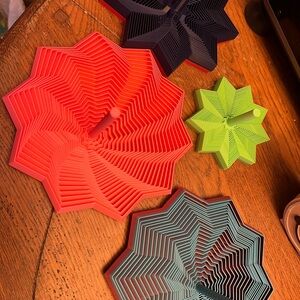 Colorful Geometric star fidget spinners!